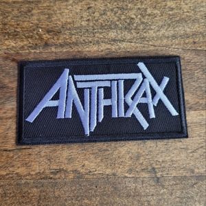 3/13$ ANTHRAX Metal Rock Punk 90s Embroidered Patch Vintage.